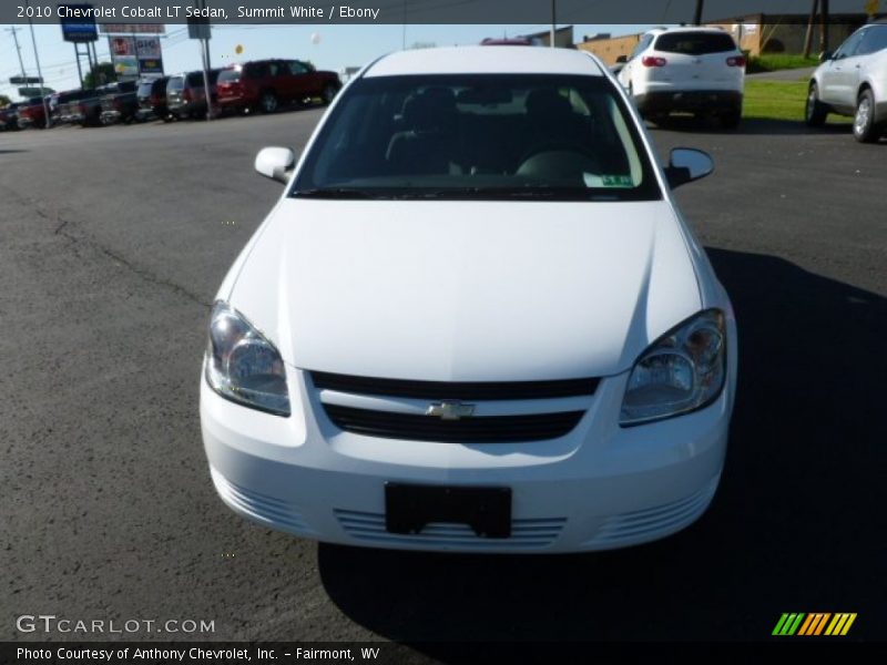 Summit White / Ebony 2010 Chevrolet Cobalt LT Sedan