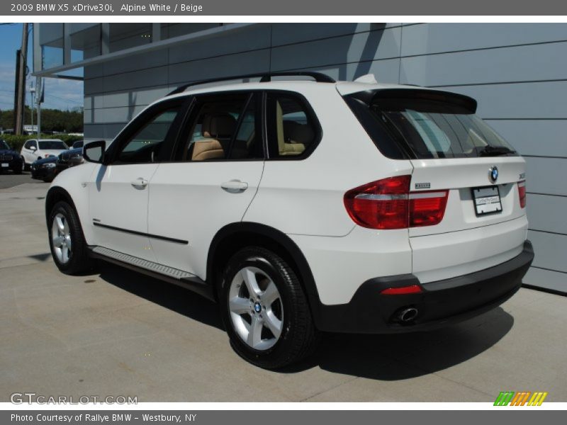 Alpine White / Beige 2009 BMW X5 xDrive30i