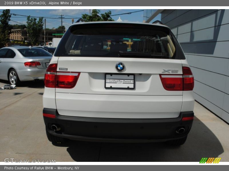 Alpine White / Beige 2009 BMW X5 xDrive30i