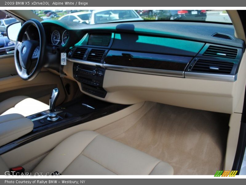 Alpine White / Beige 2009 BMW X5 xDrive30i
