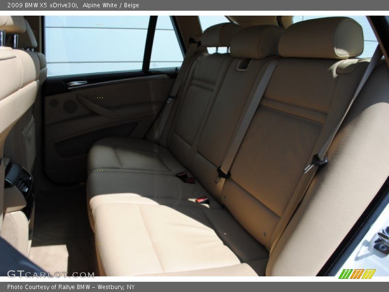 Alpine White / Beige 2009 BMW X5 xDrive30i