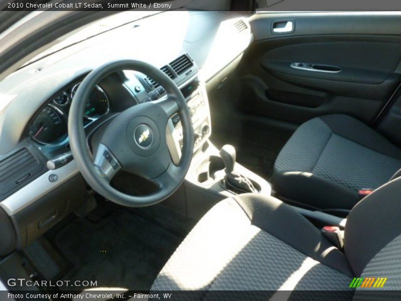 Summit White / Ebony 2010 Chevrolet Cobalt LT Sedan