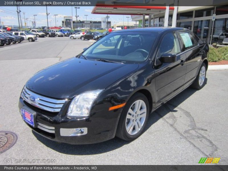 Black Ebony / Charcoal Black 2008 Ford Fusion SEL