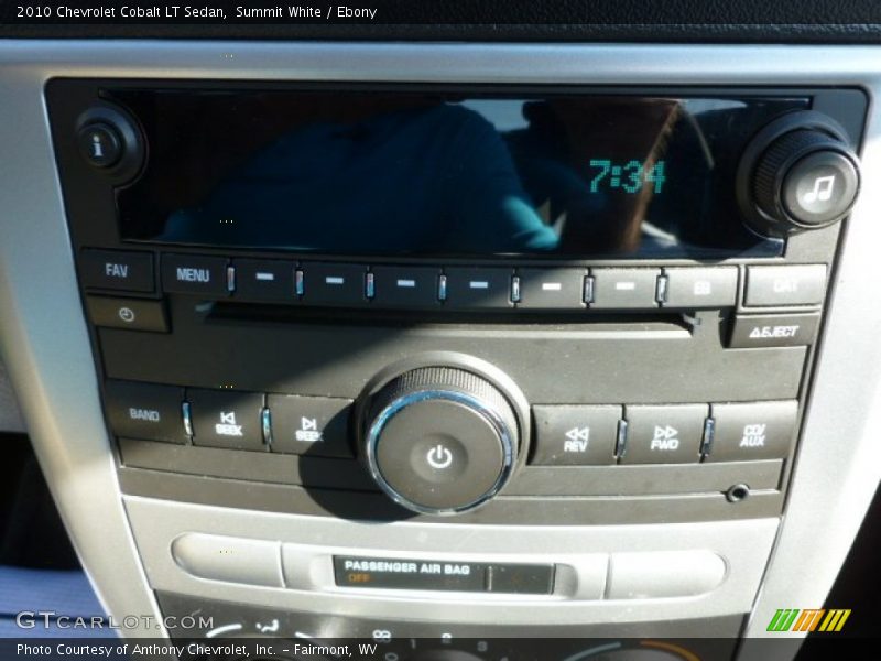 Summit White / Ebony 2010 Chevrolet Cobalt LT Sedan