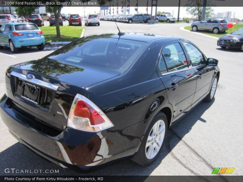 Black Ebony / Charcoal Black 2008 Ford Fusion SEL