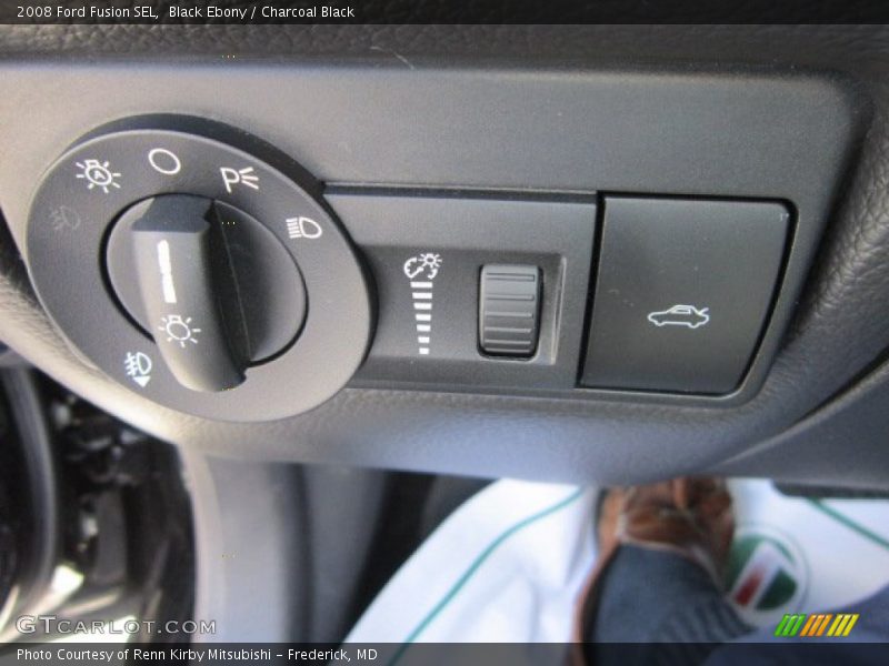 Black Ebony / Charcoal Black 2008 Ford Fusion SEL