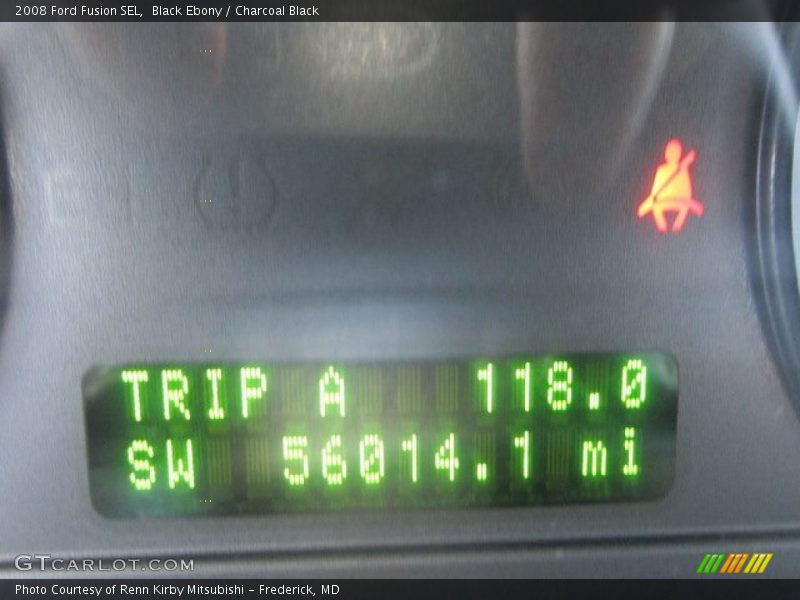 Black Ebony / Charcoal Black 2008 Ford Fusion SEL