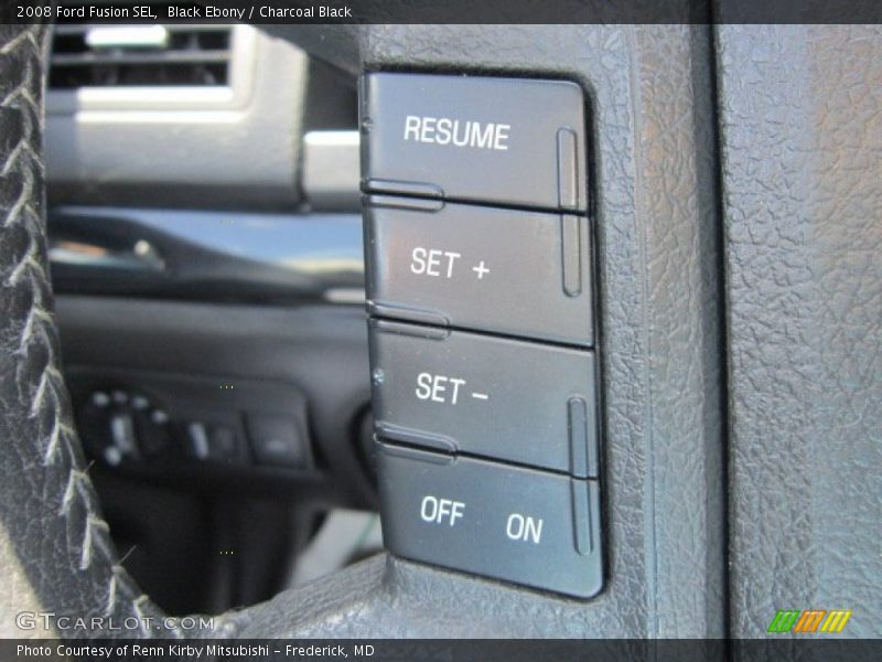 Black Ebony / Charcoal Black 2008 Ford Fusion SEL