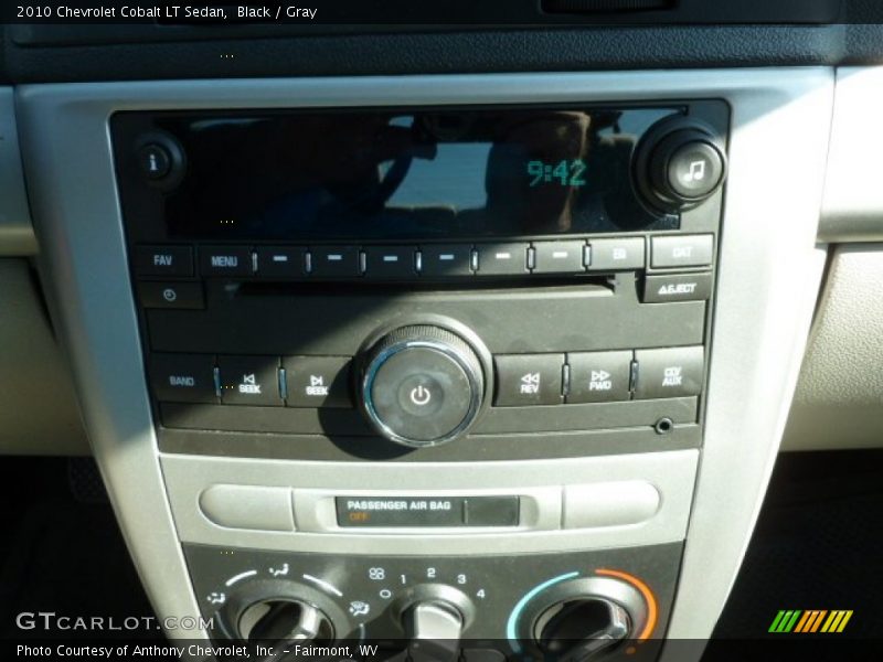 Black / Gray 2010 Chevrolet Cobalt LT Sedan