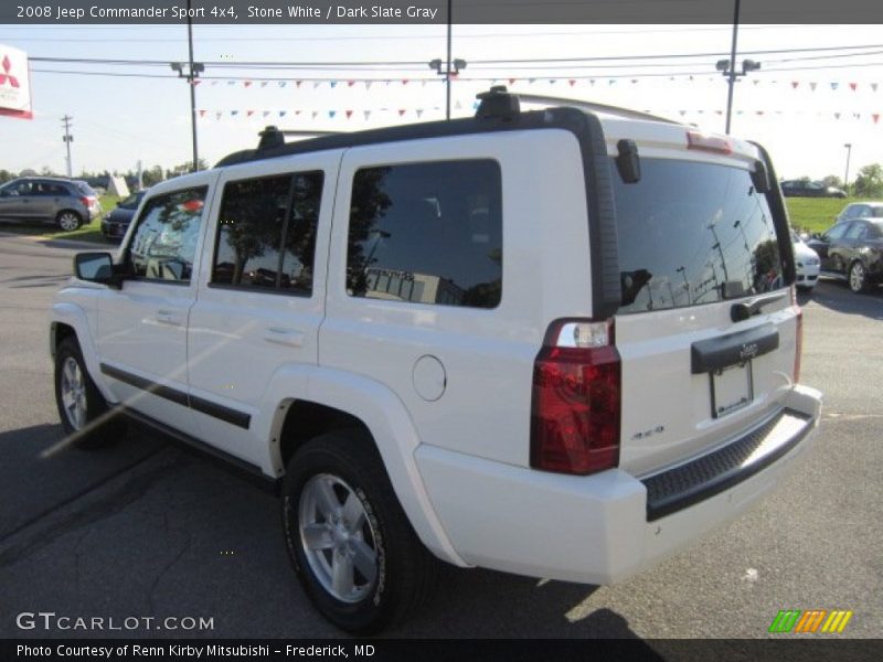 Stone White / Dark Slate Gray 2008 Jeep Commander Sport 4x4