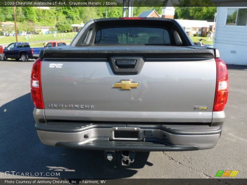 Graystone Metallic / Ebony 2009 Chevrolet Avalanche LT 4x4
