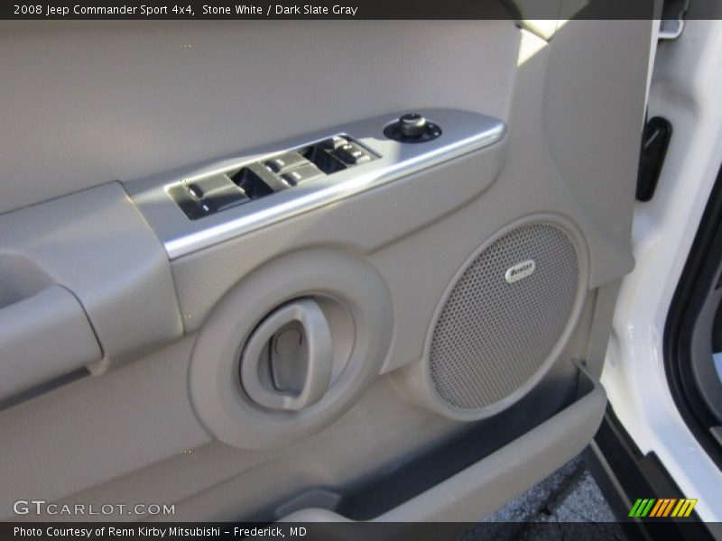 Stone White / Dark Slate Gray 2008 Jeep Commander Sport 4x4