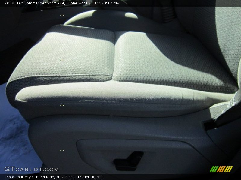 Stone White / Dark Slate Gray 2008 Jeep Commander Sport 4x4