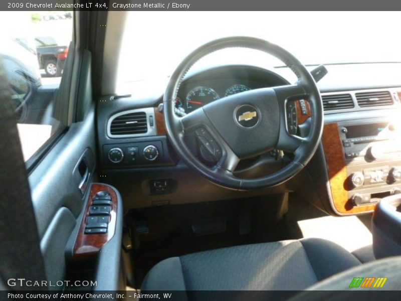 Graystone Metallic / Ebony 2009 Chevrolet Avalanche LT 4x4