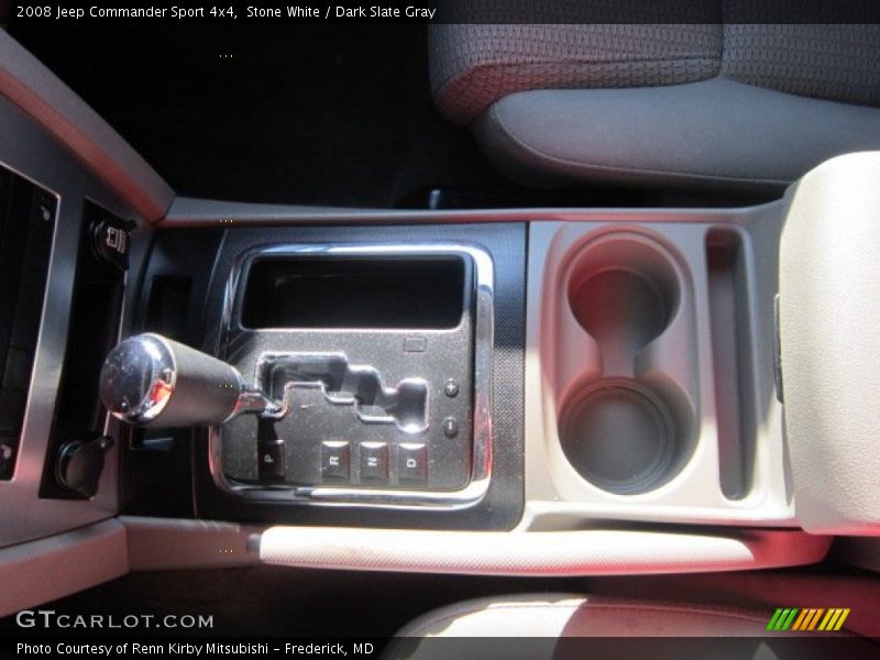 Stone White / Dark Slate Gray 2008 Jeep Commander Sport 4x4
