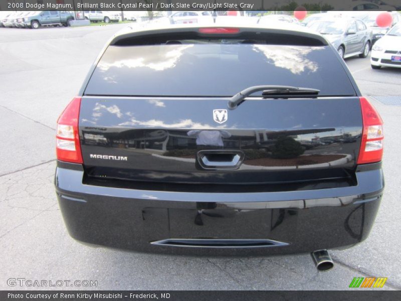 Brilliant Black Crystal Pearl / Dark Slate Gray/Light Slate Gray 2008 Dodge Magnum