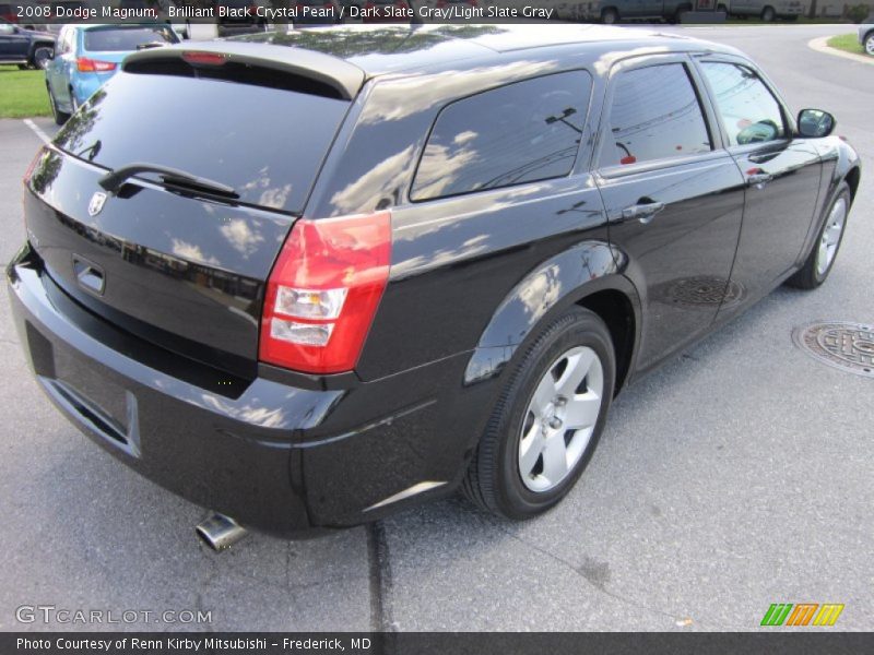 Brilliant Black Crystal Pearl / Dark Slate Gray/Light Slate Gray 2008 Dodge Magnum