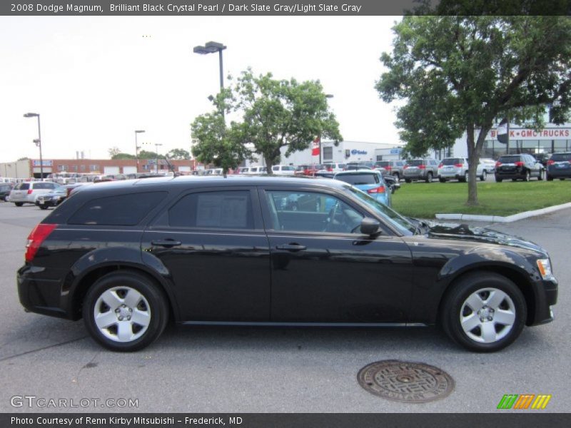 Brilliant Black Crystal Pearl / Dark Slate Gray/Light Slate Gray 2008 Dodge Magnum