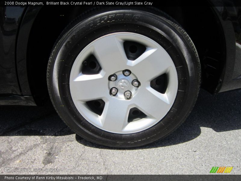 Brilliant Black Crystal Pearl / Dark Slate Gray/Light Slate Gray 2008 Dodge Magnum
