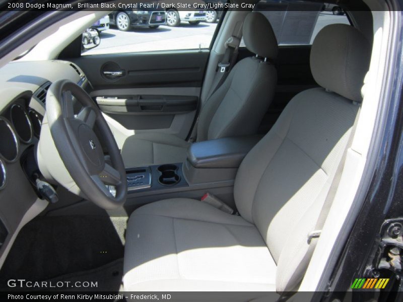 Brilliant Black Crystal Pearl / Dark Slate Gray/Light Slate Gray 2008 Dodge Magnum