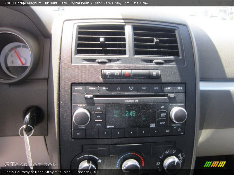 Brilliant Black Crystal Pearl / Dark Slate Gray/Light Slate Gray 2008 Dodge Magnum