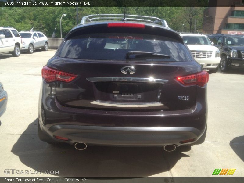 Midnight Mocha / Java 2009 Infiniti FX 35 AWD