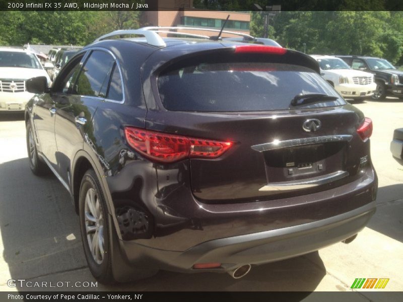 Midnight Mocha / Java 2009 Infiniti FX 35 AWD