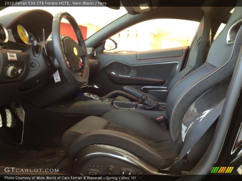  2010 599 GTB Fiorano HGTE Nero Interior