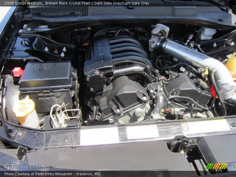 Brilliant Black Crystal Pearl / Dark Slate Gray/Light Slate Gray 2008 Dodge Magnum