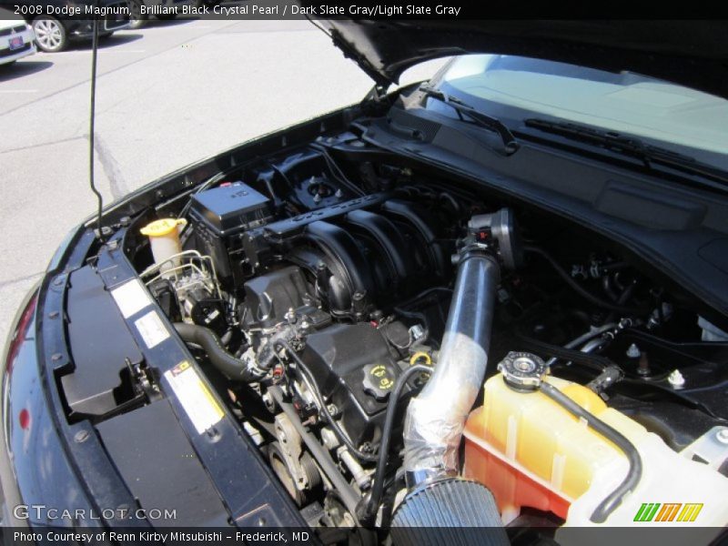 Brilliant Black Crystal Pearl / Dark Slate Gray/Light Slate Gray 2008 Dodge Magnum