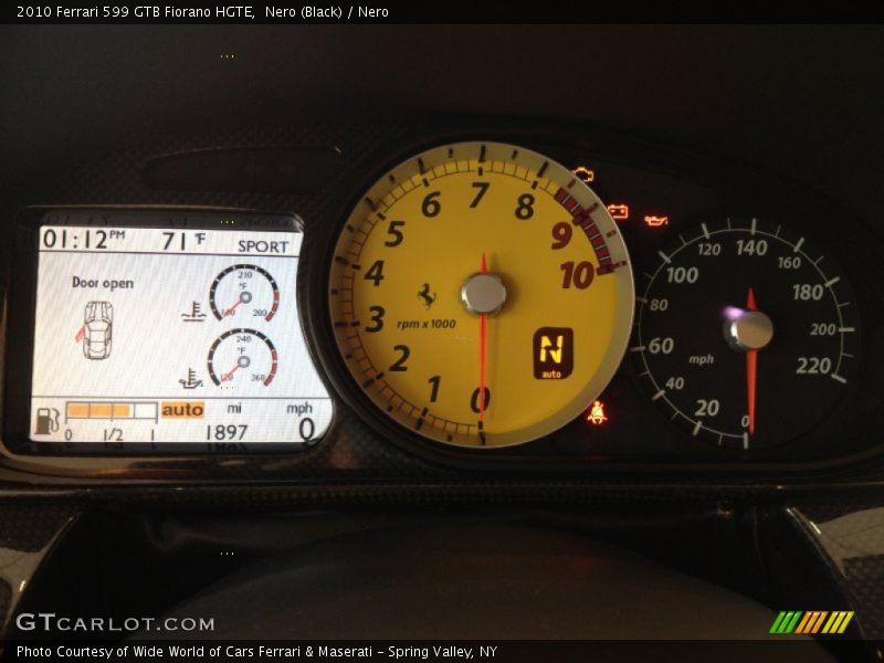  2010 599 GTB Fiorano HGTE HGTE Gauges