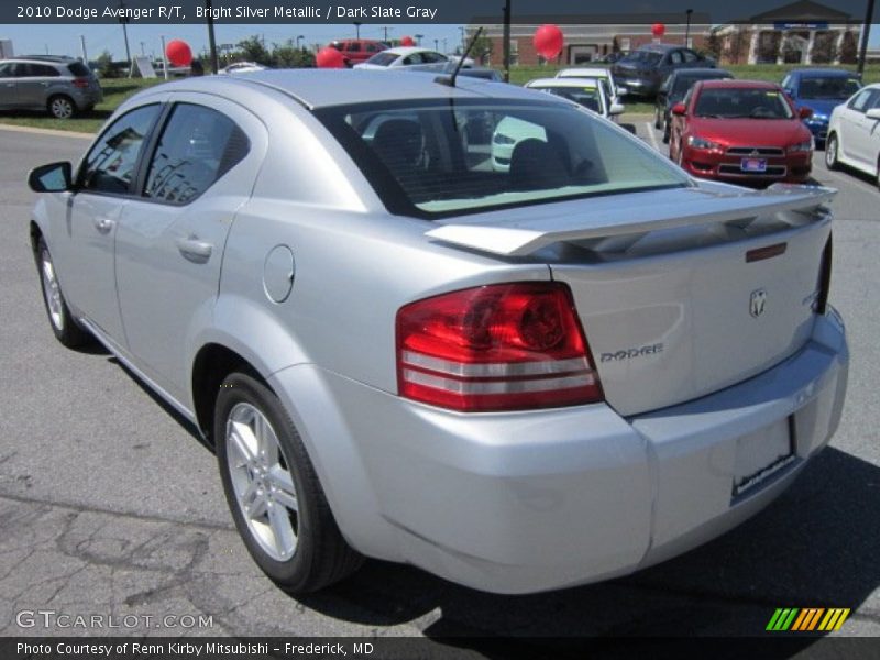 Bright Silver Metallic / Dark Slate Gray 2010 Dodge Avenger R/T