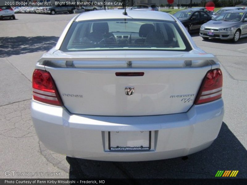 Bright Silver Metallic / Dark Slate Gray 2010 Dodge Avenger R/T