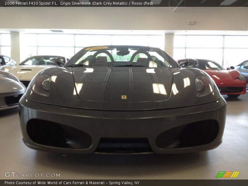 Grigio Silverstone (Dark Grey Metallic) / Rosso (Red) 2006 Ferrari F430 Spider F1