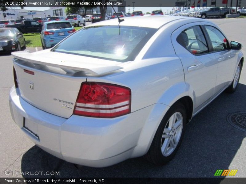 Bright Silver Metallic / Dark Slate Gray 2010 Dodge Avenger R/T