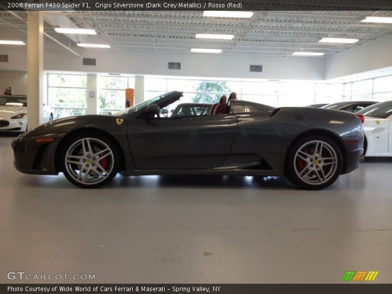 Grigio Silverstone (Dark Grey Metallic) / Rosso (Red) 2006 Ferrari F430 Spider F1