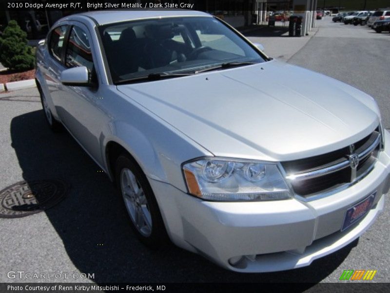 Bright Silver Metallic / Dark Slate Gray 2010 Dodge Avenger R/T