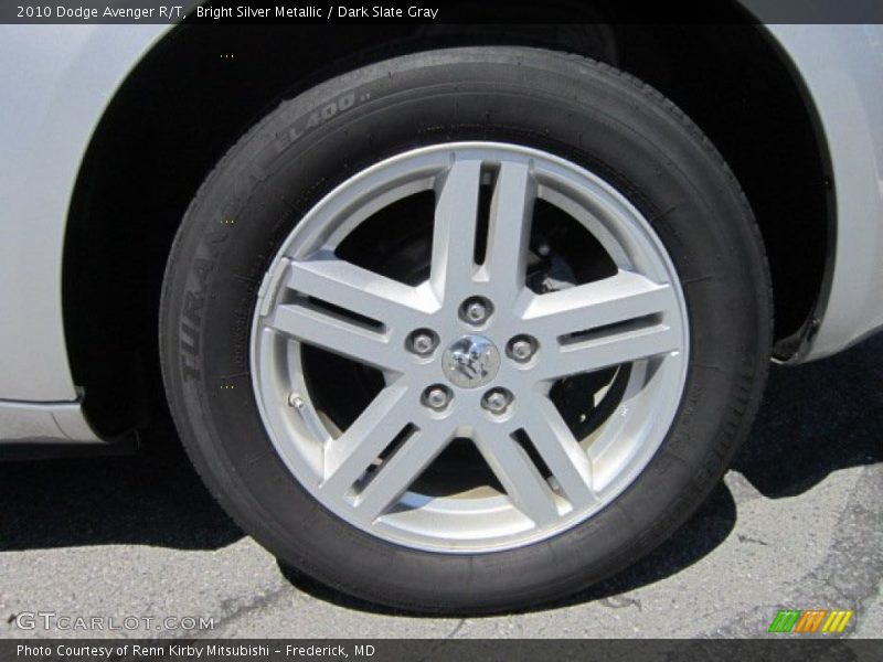 Bright Silver Metallic / Dark Slate Gray 2010 Dodge Avenger R/T