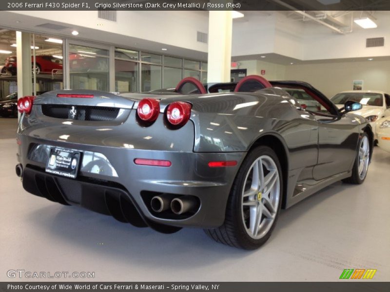 Grigio Silverstone (Dark Grey Metallic) / Rosso (Red) 2006 Ferrari F430 Spider F1