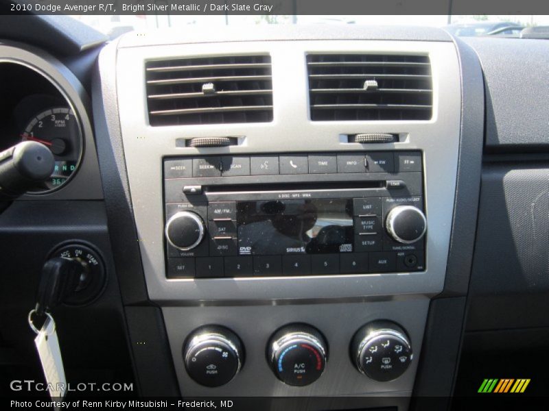 Bright Silver Metallic / Dark Slate Gray 2010 Dodge Avenger R/T