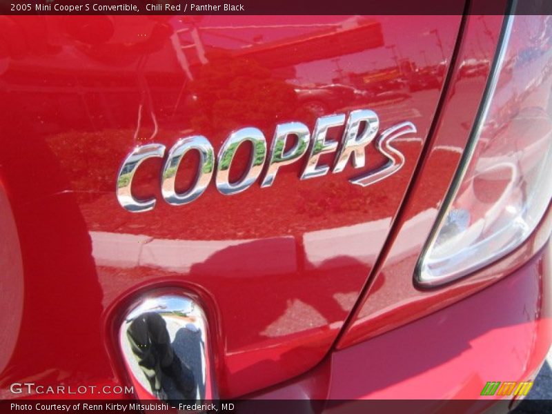 Chili Red / Panther Black 2005 Mini Cooper S Convertible