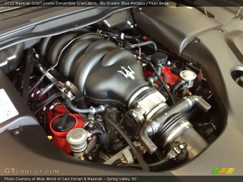  2012 GranTurismo Convertible GranCabrio Engine - 4.7 Liter DOHC 32-Valve VVT V8