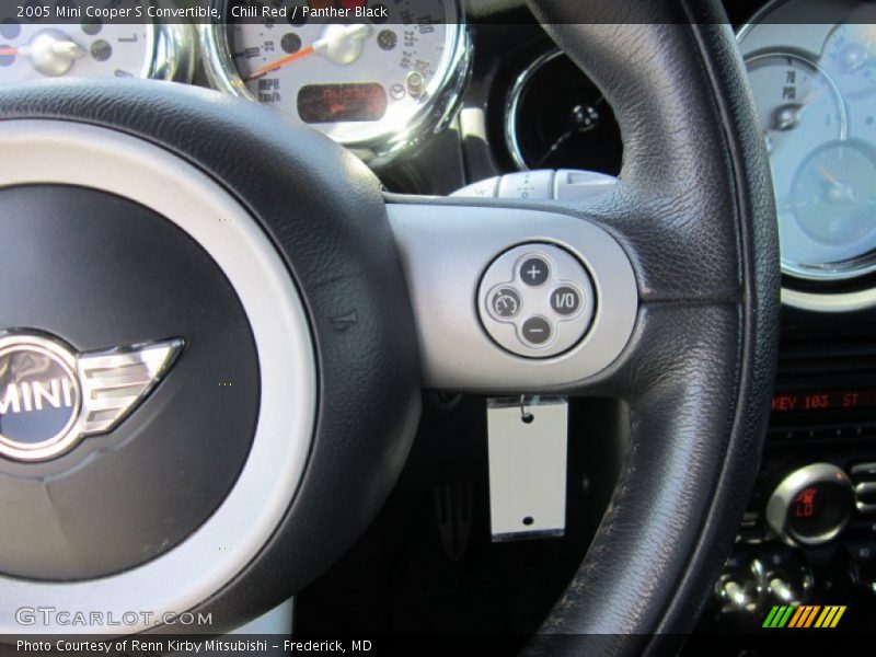 Chili Red / Panther Black 2005 Mini Cooper S Convertible