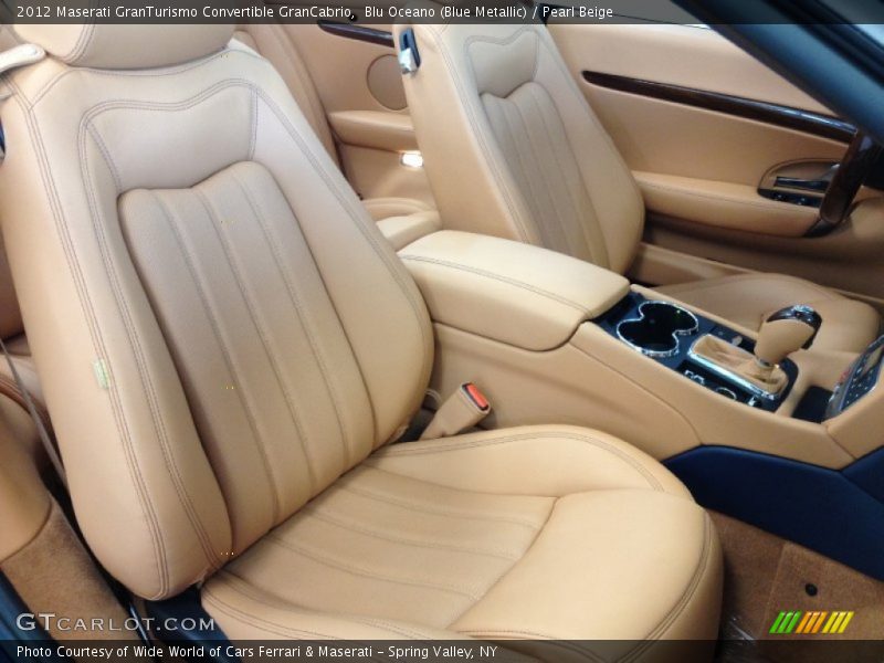  2012 GranTurismo Convertible GranCabrio Pearl Beige Interior