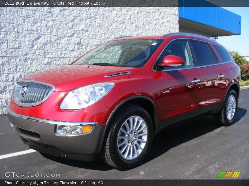 Crystal Red Tintcoat / Ebony 2012 Buick Enclave AWD