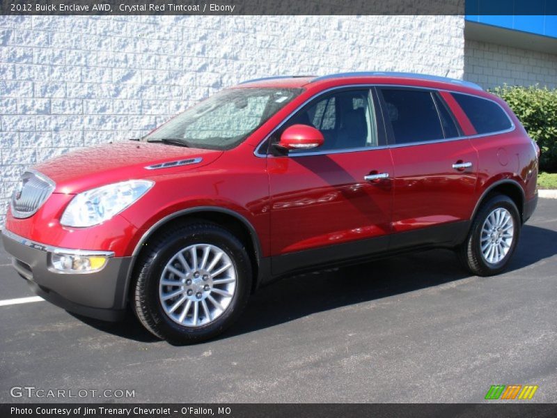 Crystal Red Tintcoat / Ebony 2012 Buick Enclave AWD