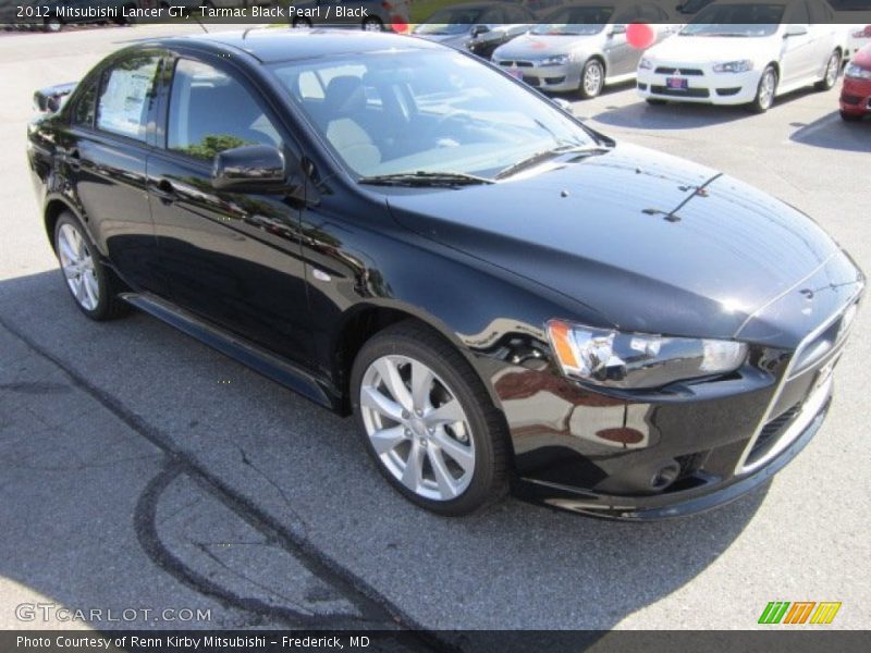 Tarmac Black Pearl / Black 2012 Mitsubishi Lancer GT