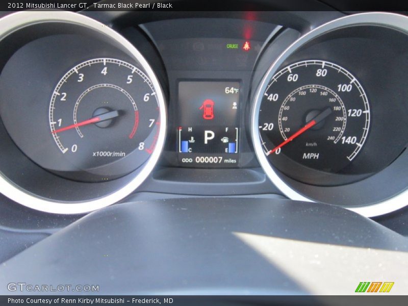 Tarmac Black Pearl / Black 2012 Mitsubishi Lancer GT