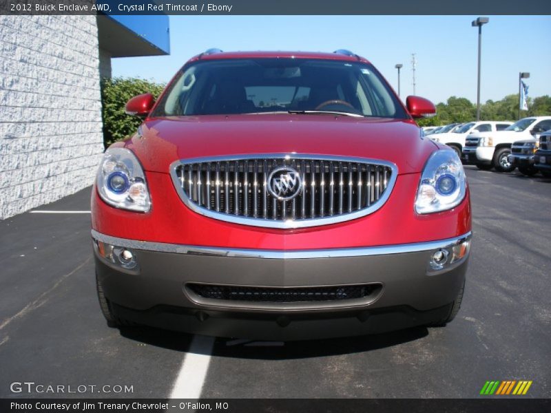 Crystal Red Tintcoat / Ebony 2012 Buick Enclave AWD