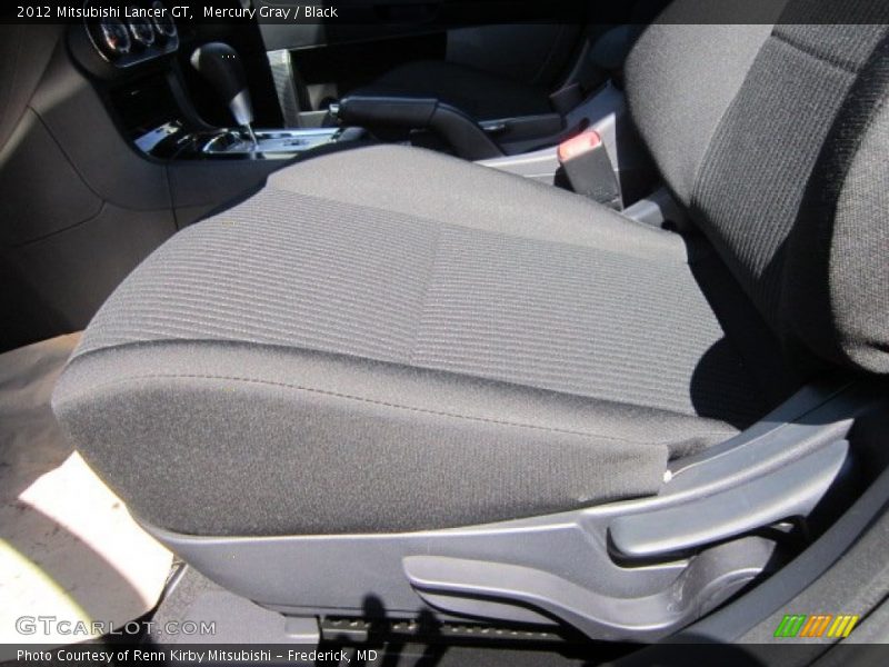 Mercury Gray / Black 2012 Mitsubishi Lancer GT